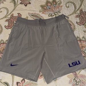 Nike Lsu Grey Basketball Shorts Men